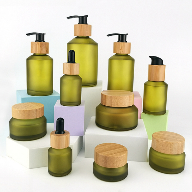 Perfume Fragrance World Aromatix X Xandal 100Ml Unisex - 竹緑色のガラス瓶,化粧品容器,シャンプーポンプボトル,空のクリームローションジャー,DIYトラベル,15ml-200ml