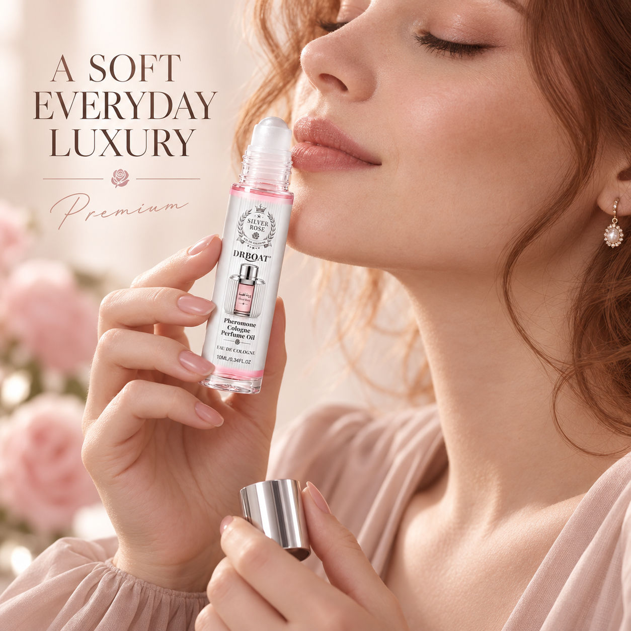 シルバーローズ ロールオン パフュームオイル、10ml、フロ - Perfume Fragrance Concentration のレビューと価格